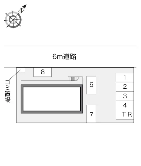 ★手数料０円★仙台市青葉区中山２丁目　月極駐車場（LP）